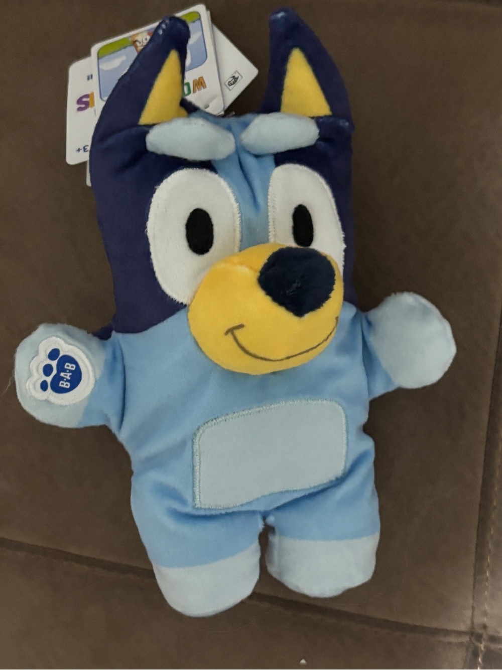 7 Inch~ Stuffed Animal Bluey Plush Build-A-Bear Workshop Mini Beans BAB
